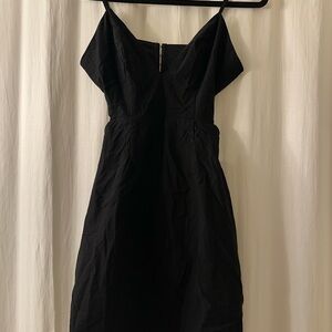 Tobi Black Mini Dress with Cutouts